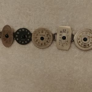 Vintage Watch Face Bracelet